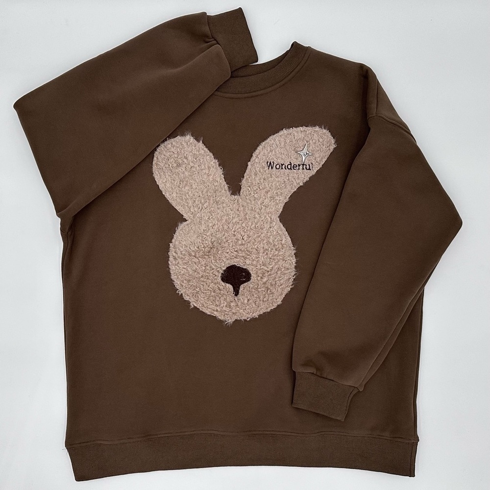 Sweatshirt Bunny One Size Valentine Day Gift Cute